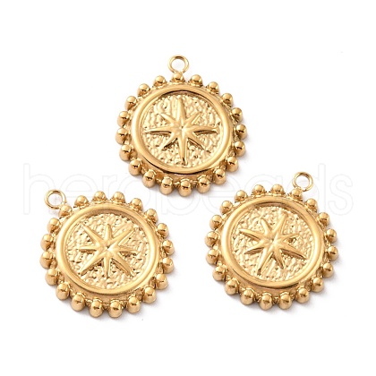 Ion Plating(IP) 316 Surgical Stainless Steel Pendants STAS-L265-14G-1