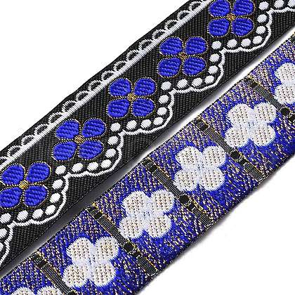 Ethnic Style Polyester Ribbon OCOR-WH0047-38J-1