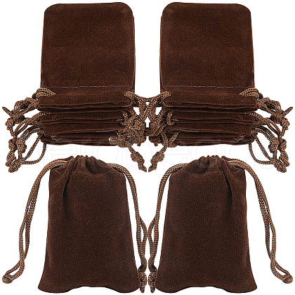 Beebeecraft Velvet Jewelry Drawstring Gift Bags ABAG-BBC0001-10A-03-1