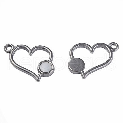 304 Stainless Steel Pendants STAS-N087-54-05P-1
