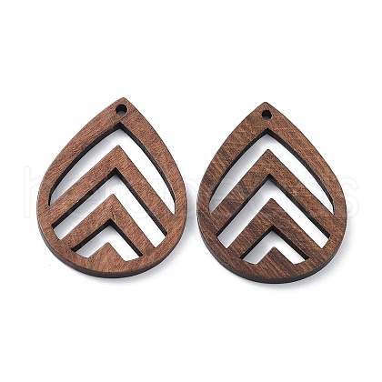 Walnut Wood Laser Cut Pendants WOOD-Q051-03J-1