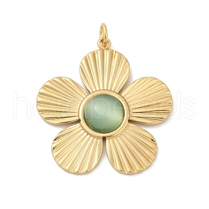 Ion Plating(IP) 304 Stainless Steel Pendants STAS-Z087-02G-01-1