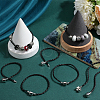 SUNNYCLUE 20pcs Braided PU Leather Cord Bracelet Making MAK-SC0001-30B-4