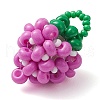 Seed Beads Beaded Charms PALLOY-MZ00331-03-3