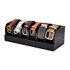 Bamboo Belt Organizer Holder with 6 Compartments AJEW-WH0166-77B-7