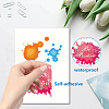 8 Sheets 8 Styles PVC Waterproof Wall Stickers DIY-WH0345-149-3