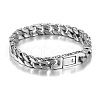 Alloy Curb Chain Bracelet for Men WG16336-01-1-2