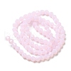 Imitation Jade Glass Beads Strands GLAA-F029-J4mm-02-2