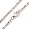 Brass Chain Necklaces for Women NJEW-G084-22P-2