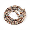 Natural Aqua Terra Jasper Beads Strands G-T140-52-2