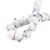 Natural Howlite Beads Strands G-T138-35-6