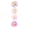 8 Styles Horse Paper Stickers X-DIY-L051-008-5