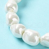 Electroplated Shell Pearl Beads Strands BSHE-G035-01B-05-4
