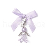 Angel Glass Pearl Beads & Acrylic Pendant Decorations HJEW-JM03184-01-3