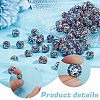   100Pcs Polymer Clay Pave Rhinestone Beads RB-PH0001-38A-4