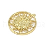 Brass Pendants KK-M322-17G-2