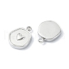 304 Stainless Steel Charms STAS-L022-103P-02A-2
