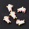 Opaque Resin Unicorn Pendants RESI-G040-A05-2