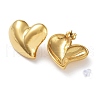 304 Stainless Steel Stud Earrings EJEW-Z032-02G-02-2