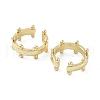 Rack Plating Brass Cuff Ring EJEW-C081-17G-2