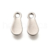 304 Stainless Steel Stamping Blank Tag Charms STAS-F311-04P-02-1