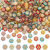 SUNNYCLUE 300Pcs Plating Acrylic Beads TACR-SC0001-32-1