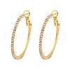 Brass Micro Pave Cubic Zirconia Stud Earrings EJEW-R025-32G-4