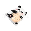 Opaque Panda Resin Cabochons CRES-P037-02A-2