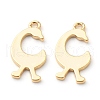 Brass Pendants KK-Z010-26G-2
