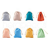 Magibeads 40Pcs 8 Colors Polycotton Canvas Packing Pouches ABAG-MB0001-07-2