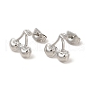 Non-Tarnish 304 Stainless Steel Stud Earrings for Women X-EJEW-I281-40P-1