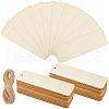 SOFPLATE DIY Wood Bookmarks Making Kits WOOD-SP0001-21D-1