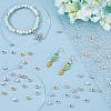 DICOSMETIC 1000Pcs 2 Colors CCB Plastic Beads CCB-DC0001-18-4