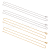 Unicraftale PVD Vacuum Plating 304 Stainless Steel Cable Chain Necklaces STAS-UN0005-35-1