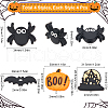 SUNNYCLUE 16Pcs 4 Styles Halloween Silicone Beads SIL-SC0002-09-2