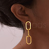 304 Stainless Steel Stud Earrings for Women EJEW-A129-03G-1
