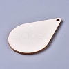 Unfinished Blank Poplar Wood Big Pendants WOOD-D021-10-3