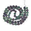 Electroplate Glass Beads Strands EGLA-S188-16-C03-2