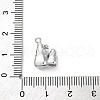 Brass Rhinestone Crystal Pendants KK-E793-07P-3