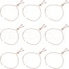 Unicraftale Brass Slider Bracelets Making MAK-UN0001-04RG-1