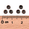Brass Rhinestone Spacer Beads RB-A014-Z4mm-01R-NF-2