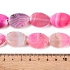 Natural Agate Dyed Beads Strands G-T138-202-5