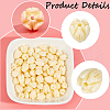 SOFPLATE 100Pcs 2 Styles Dyed Synthetic Coral Beads CORA-SP0001-02B-6