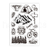 Custom Summer Theme PVC Plastic Clear Stamps DIY-WH0631-0245-8