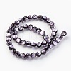 Handmade Silver Foil Glass Lampwork Beads LAMP-P051-M01-12mm-1