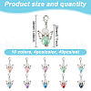 Angel Acrylic & Alloy Pendant Decoration HJEW-HY00004-2