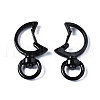 Spray Painted Eco-Friendly Alloy Swivel Snap Hooks Clasps PALLOY-T080-13A-NR-2