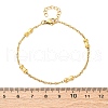 304 Stainless Steel Rolo Chain Bracelets for Women BJEW-C094-09G-5