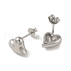 Anti-Tarnish 925 Sterling Silver Stud Earrings for Women EJEW-E307-11P-2