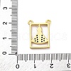 Brass Micro Pave Cubic Zirconia Pendants KK-U066-21A-G-3